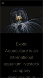 Mobile Screenshot of exoticaquaculture.com